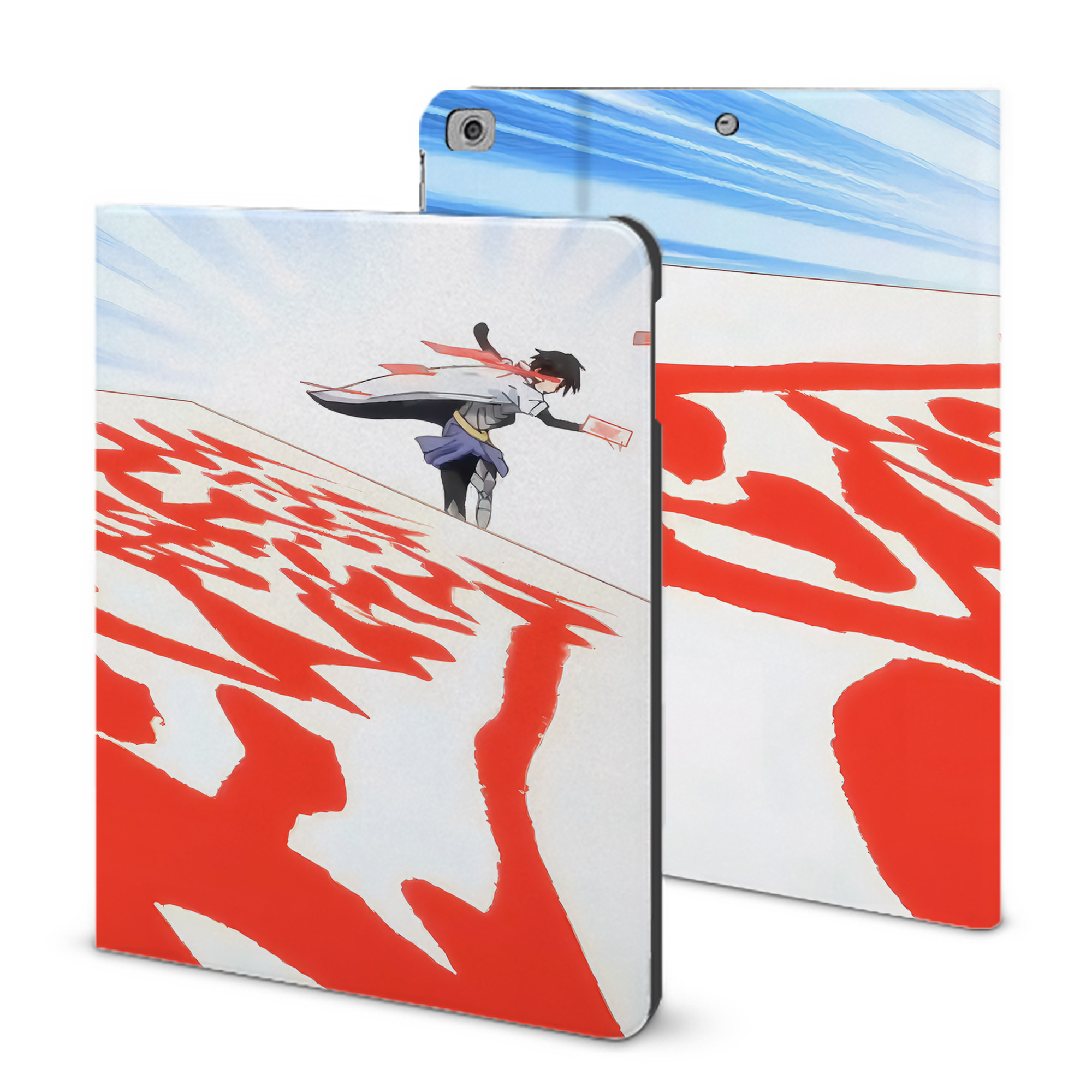 （画像用） 転スラ Regarding Reincarnated to Slime IPad ケース ブック型 PUレザー TPU 耐衝撃 軽量 薄型 ペン収納なし 全面保護 IPad 各モデル対応